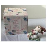 Cute as a button snowman figurine