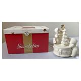 Snow Babies Christmas tree music box