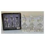 Three precious moment lead crystal figurines