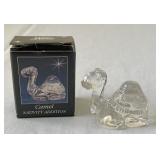 Precious moment lead crystal camel figurine