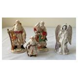 Santa an angel figurine