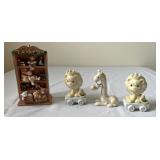 Precious moments and bears from the past figures