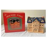 Holidaytown ceramic electric lighted house