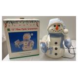 13 inch fiber optic snowman