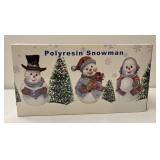 Polyresin snowman