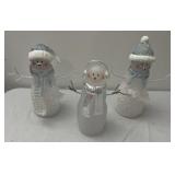 Glass snowman