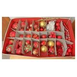 Red and gold ornaments
