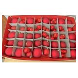 Red Christmas ornaments