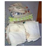 Miscellaneous doilies dresser runners and table
