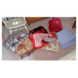 Large lot of miscellaneous blankets