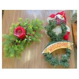 Christmas centerpiece and wall decor