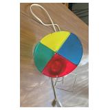 Spinning color wheel