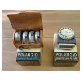 Polaroid exposure meter and close up lens kit