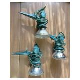 Three outdoor lights