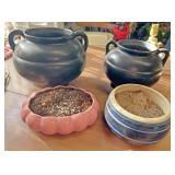 Miscellaneous flower pots