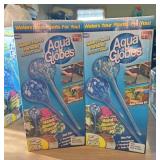 4 aqua globes