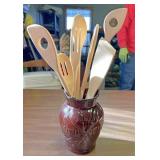 Wooden kitchen utensils