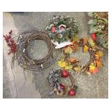 4 wreaths
