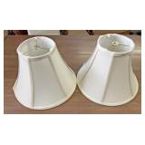 2 lampshades