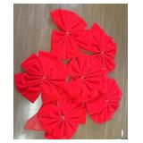 Large red bows