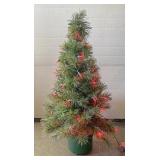 3 foot Christmas tree with lights