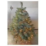 4 foot Christmas tree with lights