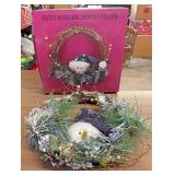 Snowman wreath