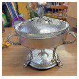 Pyrexx serving dish with stand