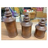 Brown canister set