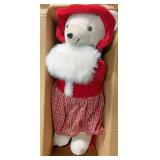 Christmas bear has been wet