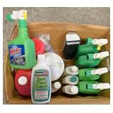 Windex and floor cleaner