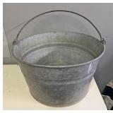 Galvanized bucket