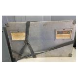 Vintage metal travel box