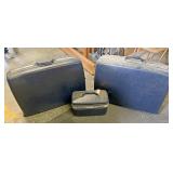 Samsonite navy blue luggage set