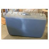 Navy blue suit case