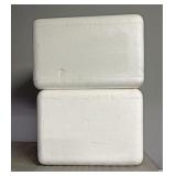 2 Styrofoam coolers