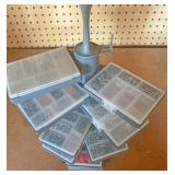 Organizer bins with small screws and