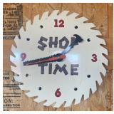 Shop time clock