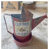 Metal water pot decor