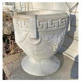 Concrete flower pot