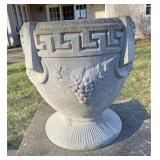 Concrete flower pot