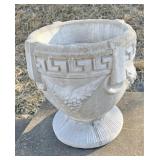 Concrete flower pot