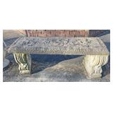 Concrete bench