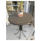 Wood top table