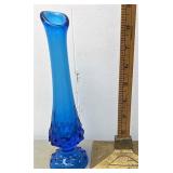 Blue Fenton bud vase