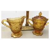 Fenton amber cream & sugar