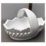 Fenton hobnail basket