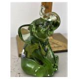 Handpainted Fenton elephant