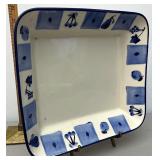 Hartstone pottery blueberry serving tray