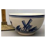 Delft blue pottery bowl